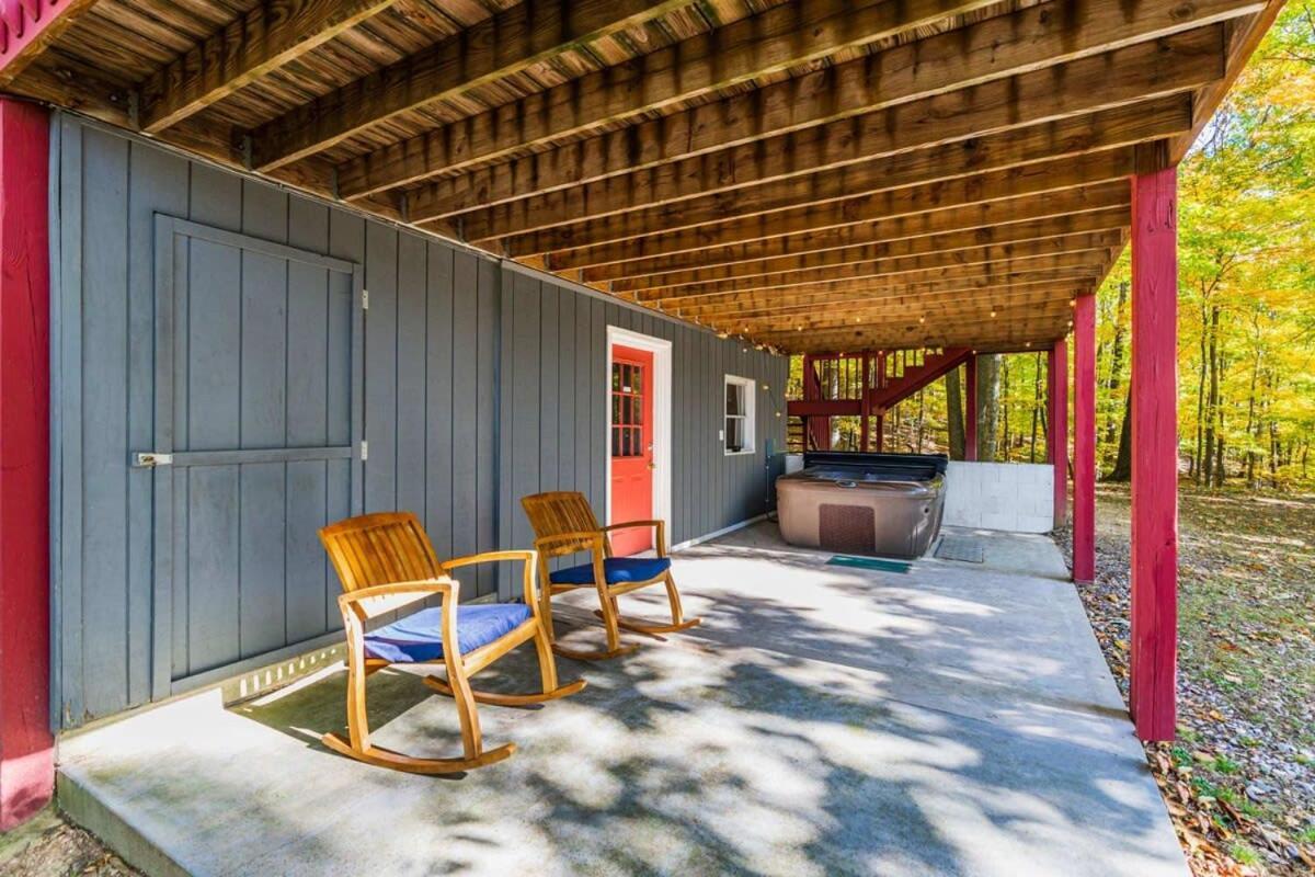 Hot Tub, Large Deck, Wifi, Fire Pit At Chalet Cabin Morton Grove Exteriér fotografie