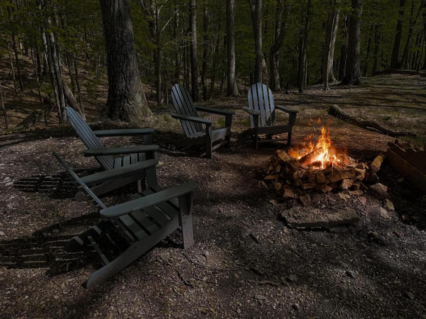 Hot Tub, Large Deck, Wifi, Fire Pit At Chalet Cabin Morton Grove Exteriér fotografie