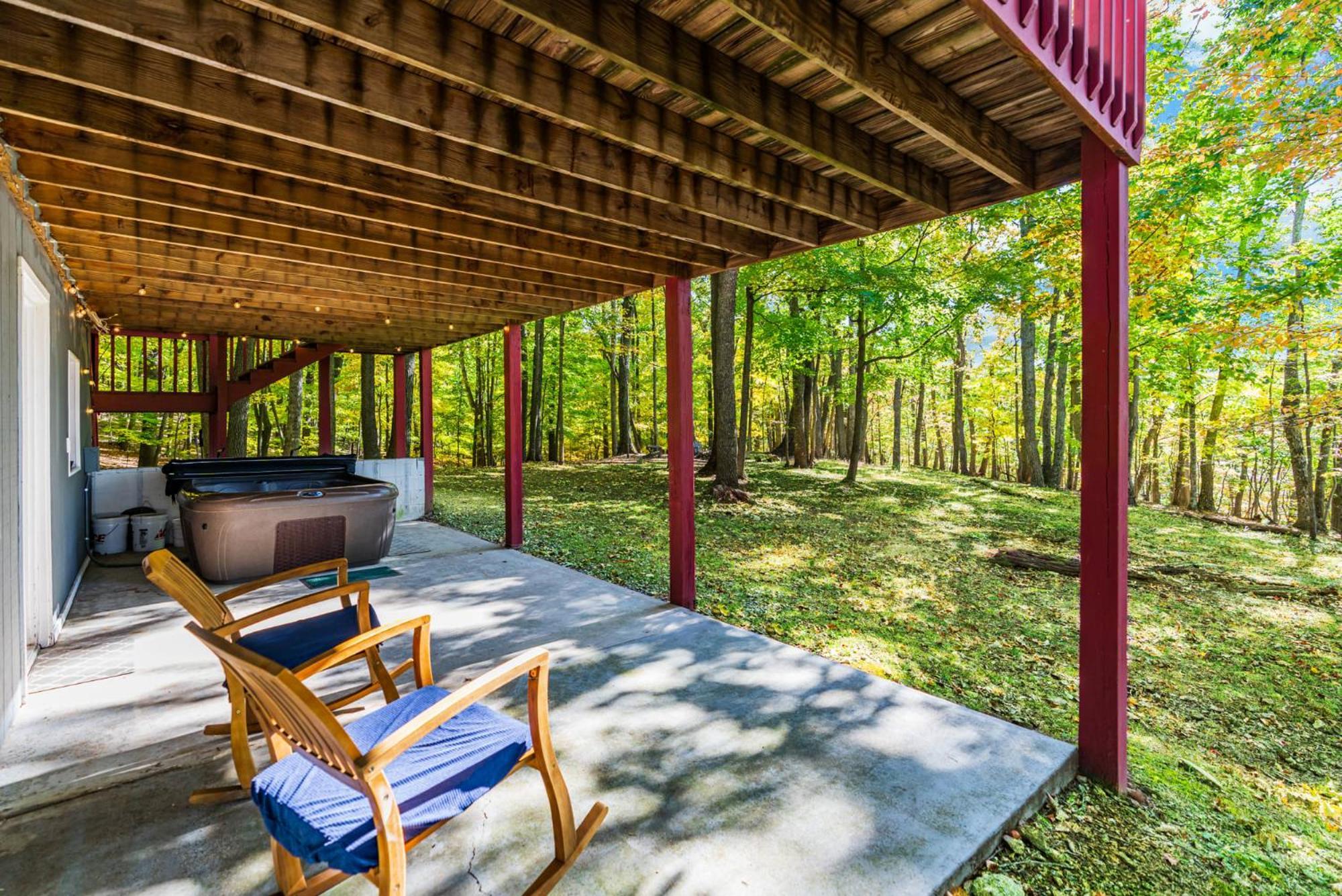 Hot Tub, Large Deck, Wifi, Fire Pit At Chalet Cabin Morton Grove Exteriér fotografie